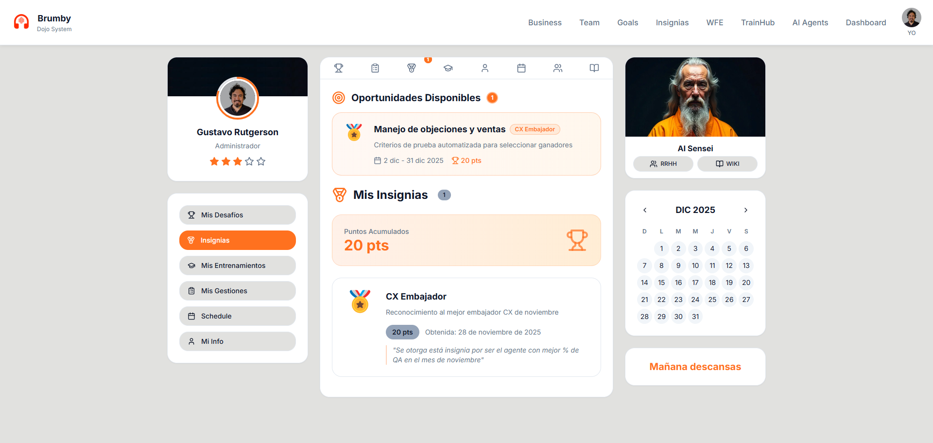 APP WFM Perfil Agente